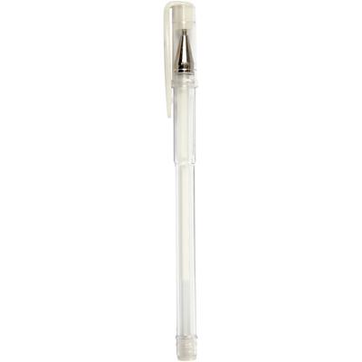 Creativ Company Gelpen, lijndikte 0,8 mm, wit, 6 stuk/ 1 doos