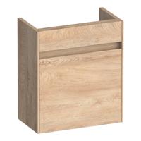 Brauer Inspire Fonteinkast - 40 cm - 1 Deur - Greeploos - Linksdraaiend - Forest Wheat