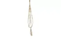 Bloempothanger touw l95cm bruin - thumbnail