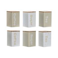 Tin Home ESPRIT Beige Grijs (2 Stuks) (6 Stuks)