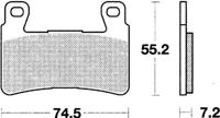 TRW Brake pad mcb 703 trq sint.metal racing