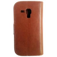 Galaxy Trend / S Duos hoesje bruin