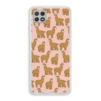 Alpacas: Samsung Galaxy A22 4G Transparant Hoesje