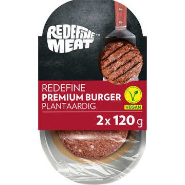 Redefine Premium Burger, 2 stuks, 240 g bij Jumbo