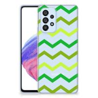Samsung Galaxy A53 5G | TPU bumper | Zigzag Groen