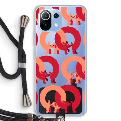 Dogs: Xiaomi Mi 11 Lite Transparant Hoesje met koord