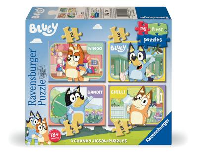 Ravensburger Bluey My first 4 in a Box 2/3/4/5 stukjes