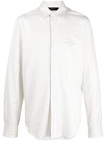 AMIRI chemise en coton à logo brodé - Blanc