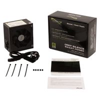 Nanoxia Deep Silence Smart Power power supply unit 600 W ATX Zwart - thumbnail