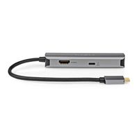 Nedis CCBW64220AT02 notebook dock & poortreplicator USB 3.2 Gen 1 (3.1 Gen 1) Type-C Antraciet - thumbnail