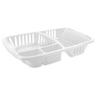 Afwas afdruiprek wit 52 x 33 x 9 cm