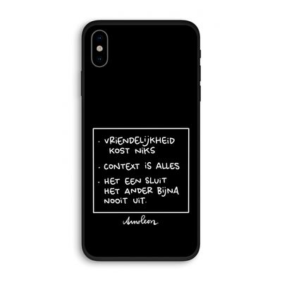 Mijn Motto's: iPhone XS Biologisch afbreekbaar hoesje