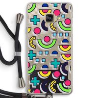 8-bit N°6: Samsung Galaxy A3 (2016) Transparant Hoesje met koord