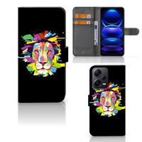 Xiaomi Poco X5 Pro | Note 12 Pro 5G Leuk Hoesje Lion Color - thumbnail