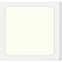 LED Downlight Pro Vierkant 18W Opbouw - Natuurlijk Wit 4000K - Mat Wit Kunststof