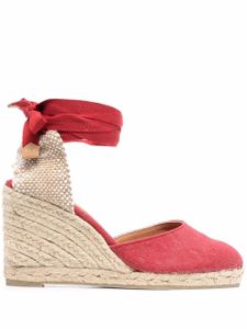 Castañer espadrilles compensées Carina - Rouge