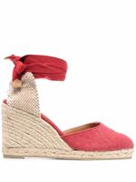 Castañer espadrilles compensées Carina - Rouge - thumbnail