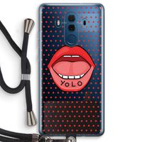 Yolo Denise: Huawei Mate 10 Pro Transparant Hoesje met koord