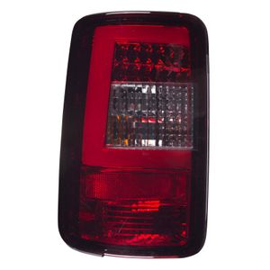 Set LED Achterlichten passend voor Volkswagen Touran 2003-2006 & Caddy II 2004- - Rood/Smoke DLVWR06LRS