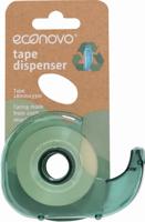 Econovo plakband, met afroller, 18 mm x 33 m, op blister in kraft