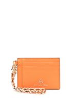 Michael Michael Kors portefeuille en cuir à plaque logo - Orange - thumbnail