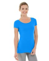 Tiffany Fitness Tee-XL-Blue