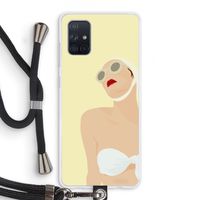 Summer: Samsung Galaxy A71 Transparant Hoesje met koord
