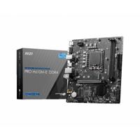 Micro Star International Computer PRO H610M-E DDR4 Moederbord Socket Intel LGA 1700 Vormfactor Micro-ATX Moederbord chipset Intel® H610
