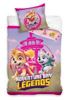 Carbotex dekbedovertrek Legends 140 x 200 cm katoen roze - thumbnail