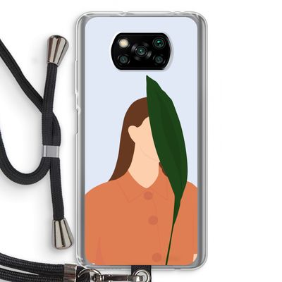 Leaf: Xiaomi Poco X3 NFC Transparant Hoesje met koord