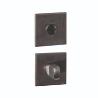 Intersteel WC-sluiting verdekt 53x53x6mm met stift 6-8mm PVD Antraciet