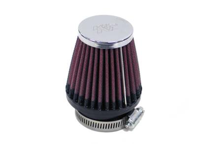 K&N Luchtfilter universeel verchroomd, Universele luchtfilters voor de moto, RC-2320