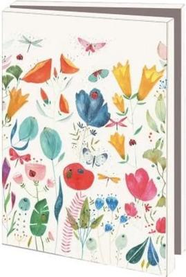 Kaartenmapje 10 stuks met enveloppen - Bloemen, Miriam Bouwens