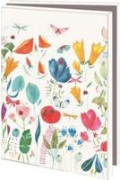 Kaartenmapje 10 stuks met enveloppen - Bloemen, Miriam Bouwens