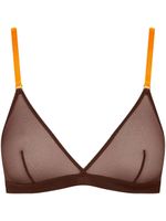 Maison Close soutien-gorge triangle en mesh - Marron - thumbnail