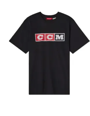 Ccm Shirt Heritage 3 Block Tee Senior (zwart) Zwart Sr. L