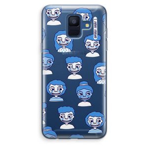 Gezichtjes: Samsung Galaxy A6 (2018) Transparant Hoesje