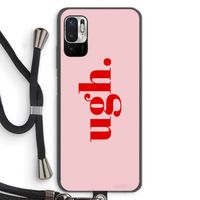 Ugh: Xiaomi Redmi Note 10 5G Transparant Hoesje met koord