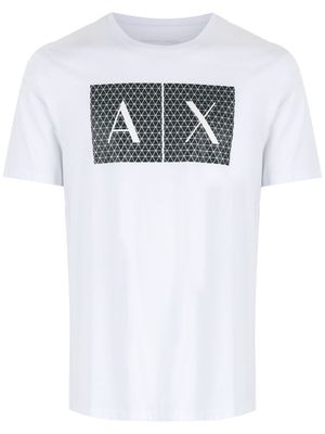 Armani Exchange t-shirt à logo imprimé - Blanc