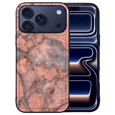 Hoesje Backcover Apple iPhone 17 Pro Marmer Oranje