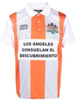 Liberal Youth Ministry polo Soccer à logo imprimé - Orange - thumbnail