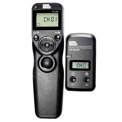 Pixel timer remote control draadloos tw-283/s1 voor sony