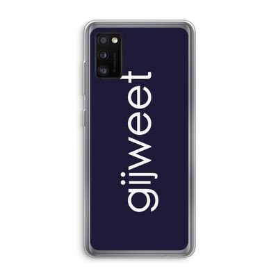 Gijweet: Samsung Galaxy A41 Transparant Hoesje