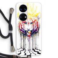 Fading: Huawei P50 Transparant Hoesje met koord