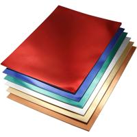 Creativ Company Metallic foliekarton, a4, vel 210x297 mm, 280 gr, diverse kleuren, 30 div vellen/ 1 doos