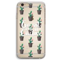 Cactus quote: iPhone 6 Plus / 6S Plus Transparant Hoesje