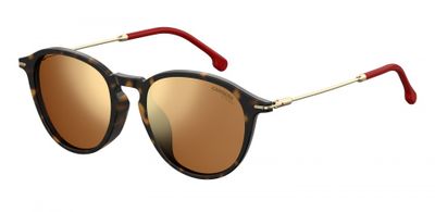 Carrera Eyewear zonnebril 196/F/S panto unisex havanna met goud lens