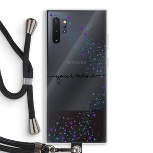 Sterren: Samsung Galaxy Note 10 Plus Transparant Hoesje met koord