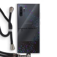 Sterren: Samsung Galaxy Note 10 Plus Transparant Hoesje met koord