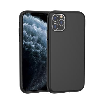 Voor iPhone 11 Pro schokbestendige Terminator stijl effen kleur beschermhoes (zwart)